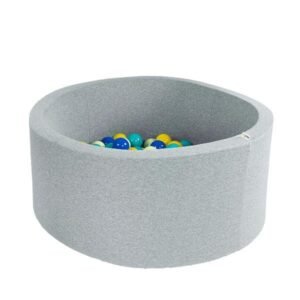 Misioo Smart Ball Pool Round 115×50 Light Grey