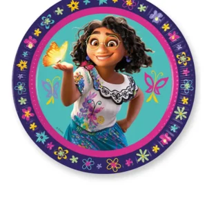 Encanto Party Paper Plates 23 cm.