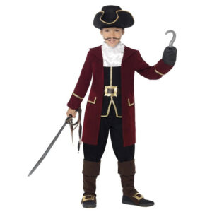 Deluxe Pirate Captain Costume, Kids