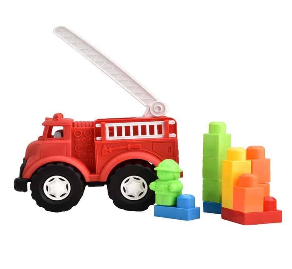 Eco Friendly Fire Engine Bricks Vehicle - Image 2