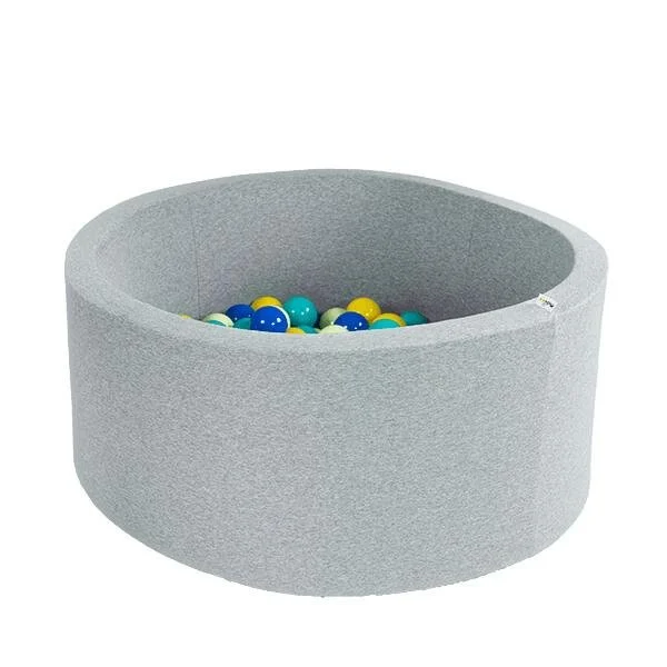 Misioo Smart Ball Pool Round 115x50 Light Grey