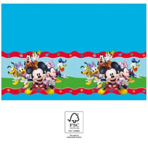 Mickey Mouse Paper Tablecover 120×180 cm. FSC
